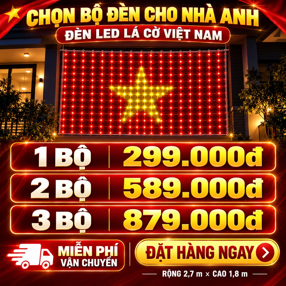 Bảng giá các gói một, hai và ba bộ đèn